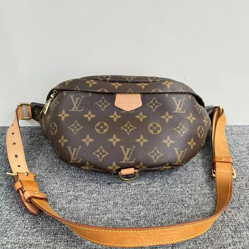 Louis Vuitton Monogram Canvas Belt Bum Bag Brown