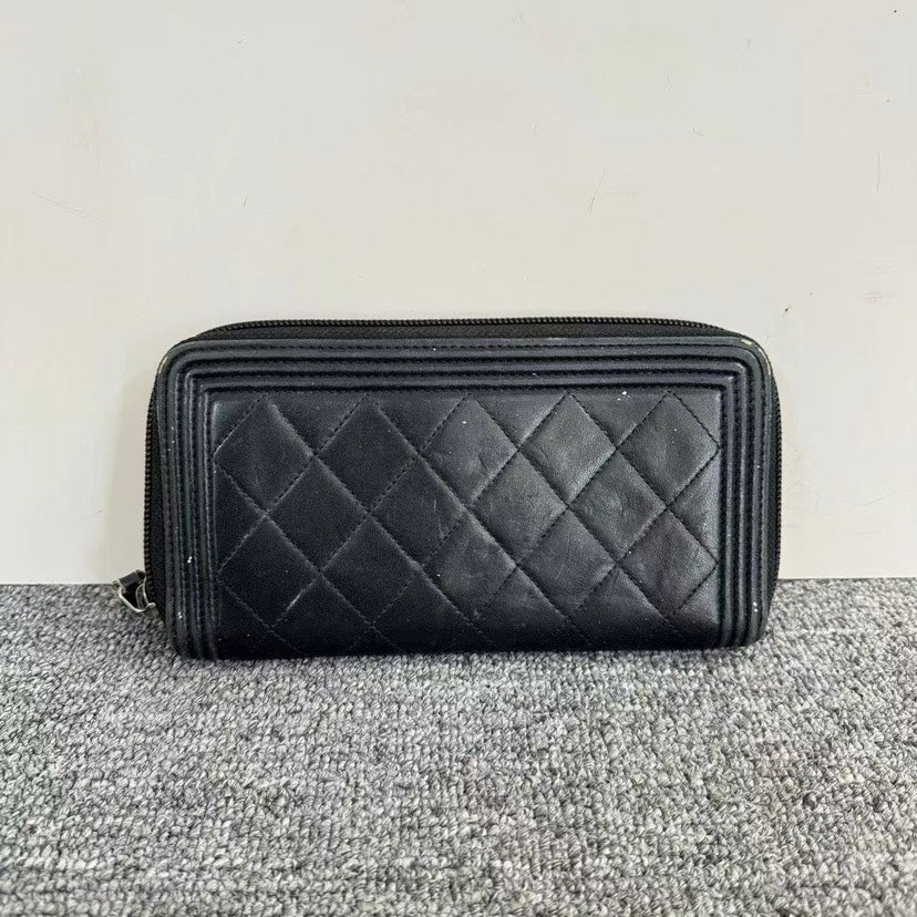 Chanel Leboy Black Wallet