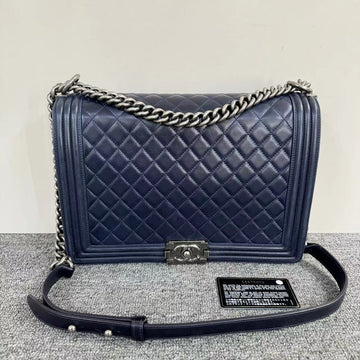 Top Quality Chanel Leboy Bag Indigo