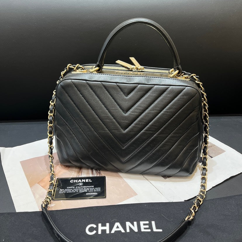 Top Quality Chanel Trendy CC Black Camera Bag 27x15x14cm