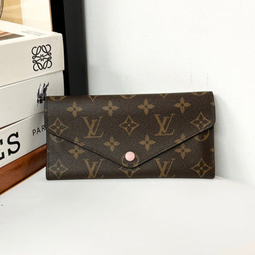 Louis Vuitton Monogram Brown Canvas Sarah Wallet
