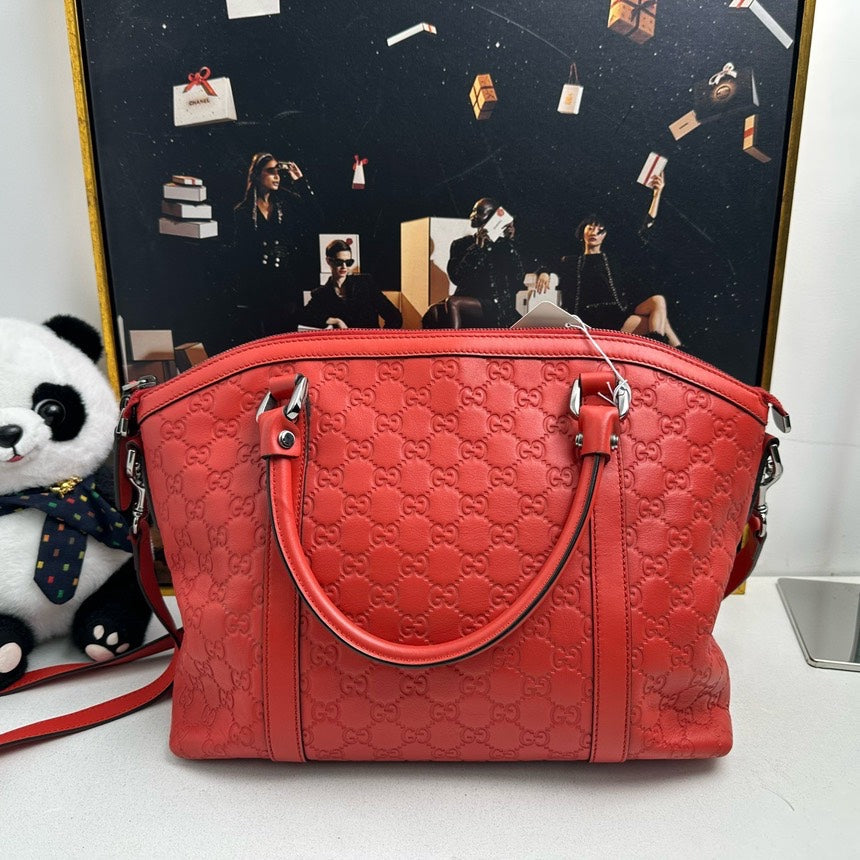 Gucci Soho Red Leather Handbag