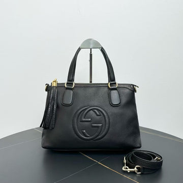 Gucci Soho Black Leather Two-Way Bag