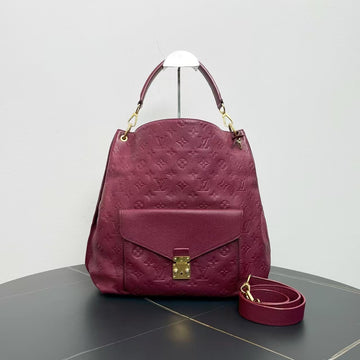 Louis Vuitton Métis Tote Bag Burgundy