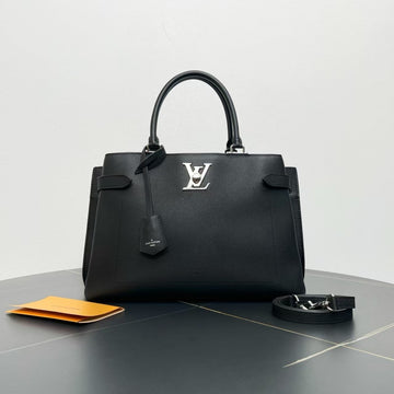 louis vuitton lockme ever two-way bag black
