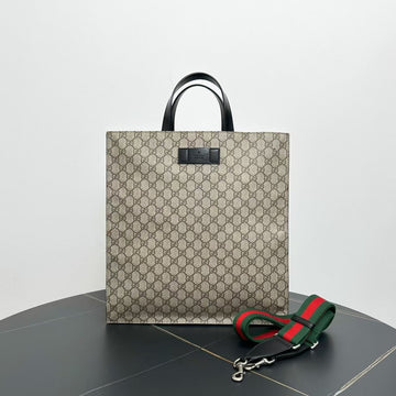 Gucci GG Supreme Beige Tote Bag