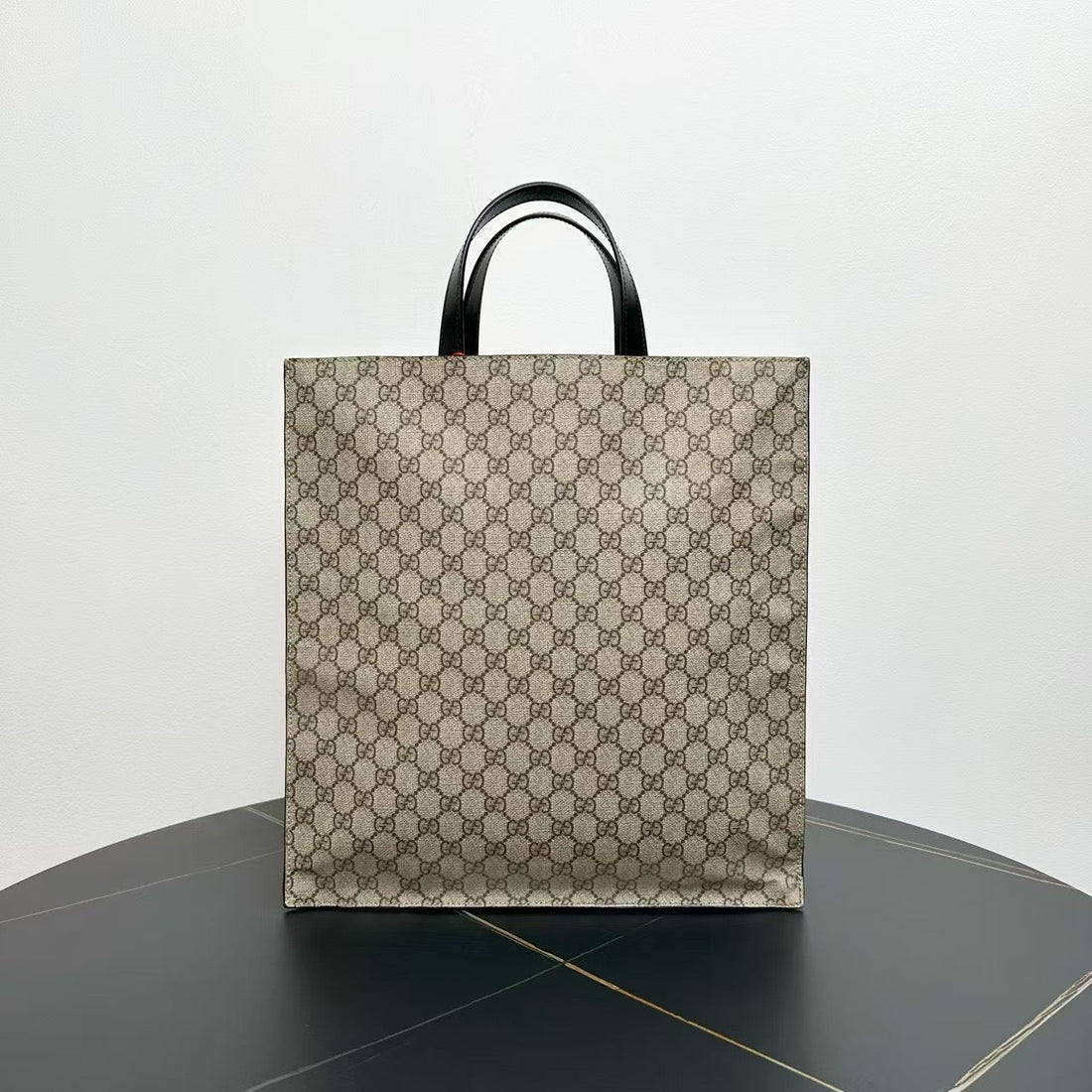 Gucci GG Supreme Beige Tote Bag