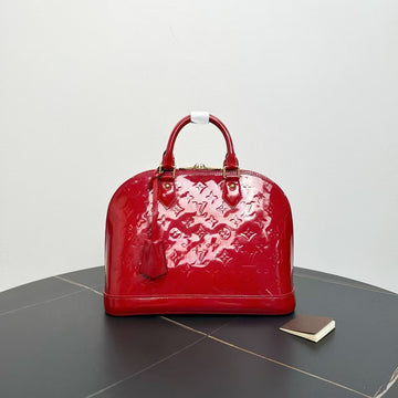 Louis Vuitton Alma PM Red Handbag