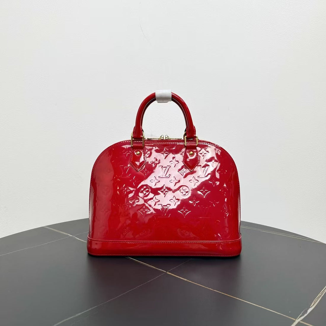 Louis Vuitton Alma PM Red Handbag