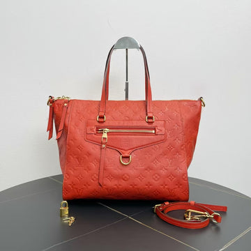 Louis Vuitton Monogram Empreinte Audacie Red Two-Way Bag