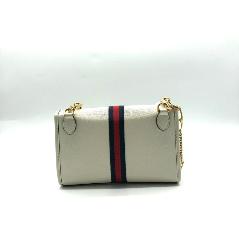 Gucci Ophidia White Shoulder Bag