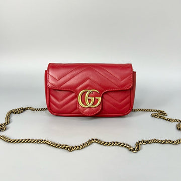 Gucci Marmont Mini Red Crossbody Bag