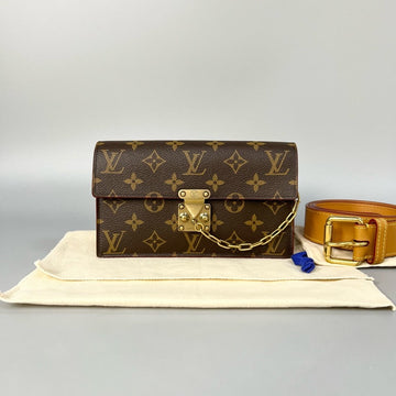 Louis Vuitton Monogram Pochette Brown Bum Bag