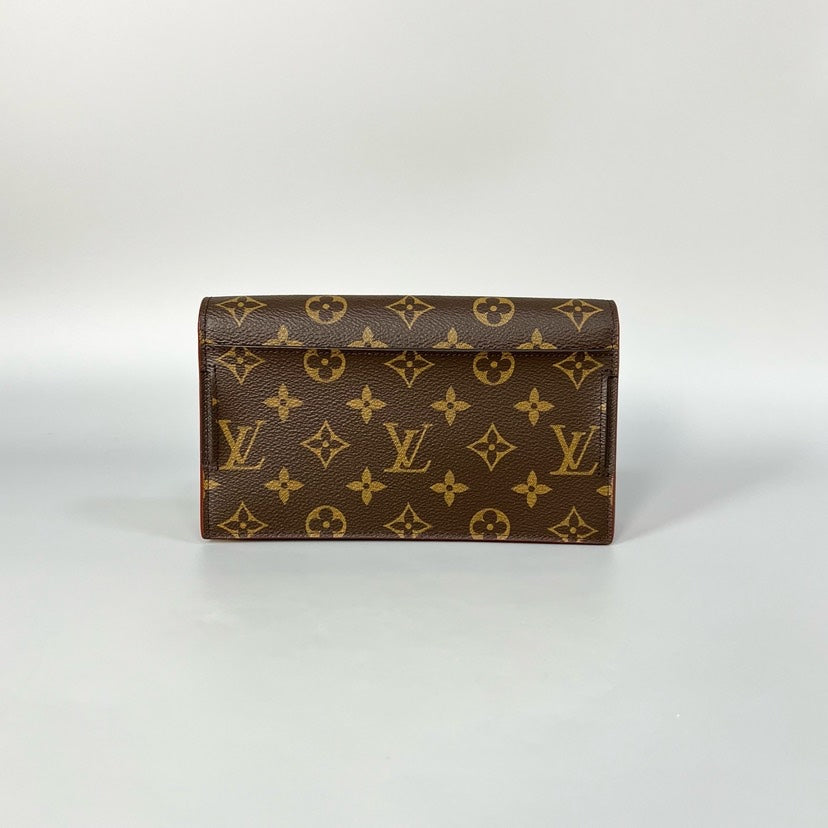 Louis Vuitton Monogram Pochette Brown Bum Bag
