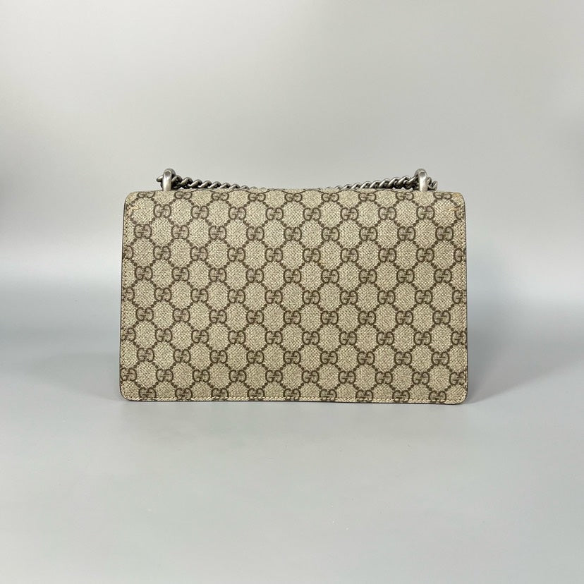Gucci Dionysus Medium Beige and Red Shoulder Bag