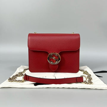 Gucci Interlocking Small Red Bag