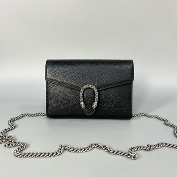 Gucci Dionysus Black Wallet on Chain