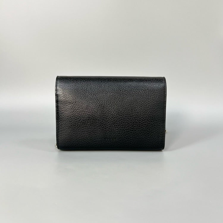 Gucci Dionysus Black Wallet on Chain