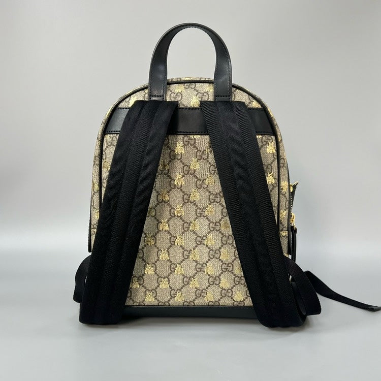 Gucci GG Beige Canvas Backpack