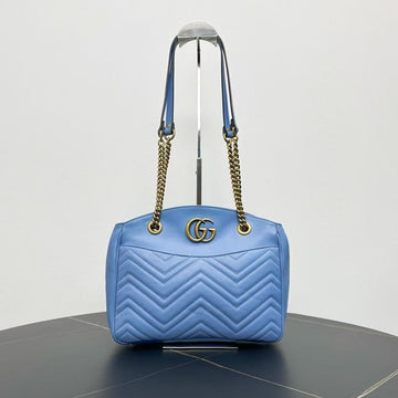 Gucci Marmont Blue Tote Bag