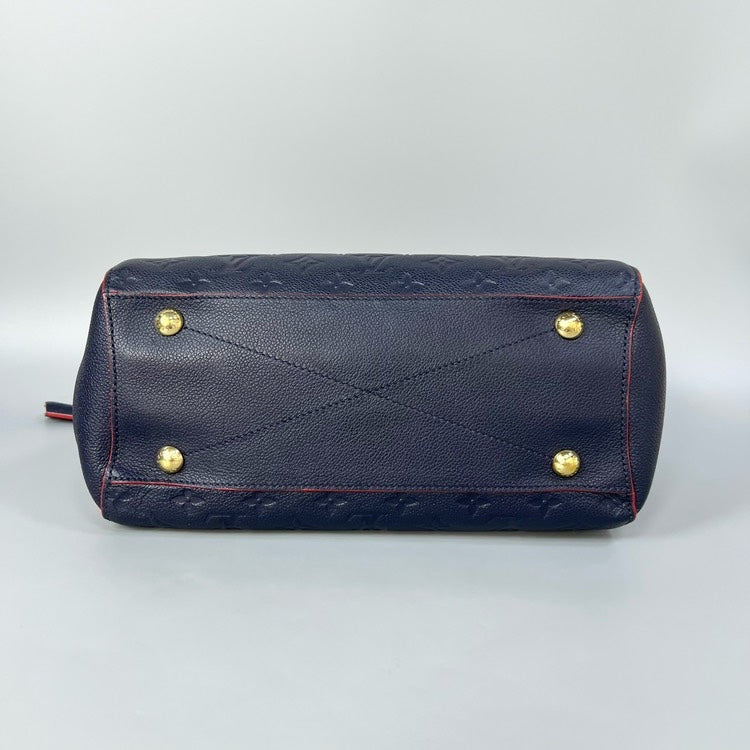 Louis Vuitton Montaigne Medium Navy Handbag