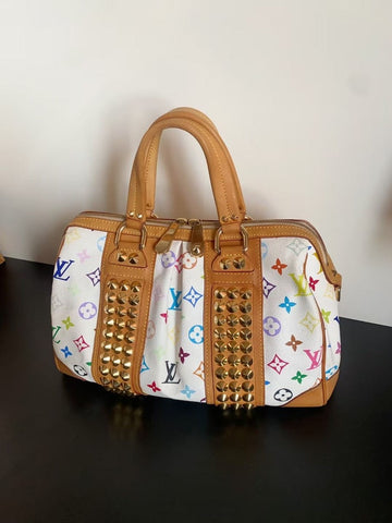 Louis Vuitton Multicolore Monogram White Handbag