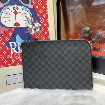 Louis Vuitton Damier Graphite Clutch