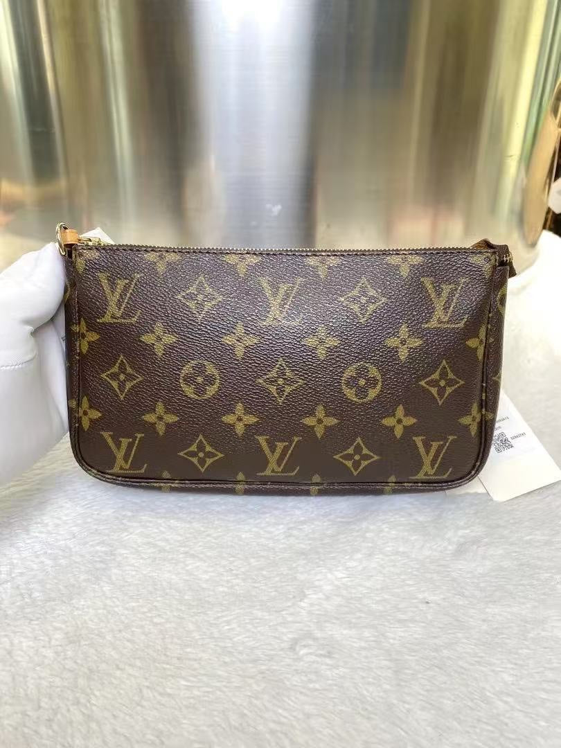 Louis Vuitton Pochette Accessories Brown Monogram Bag