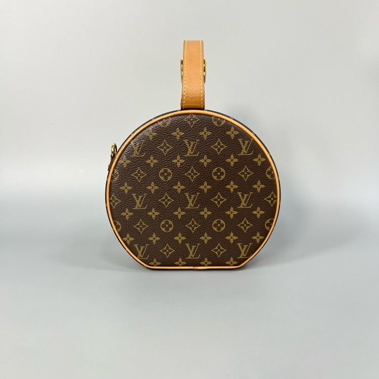 Louis Vuitton Petite Boite Chapeau Monogram Bag Brown 2019