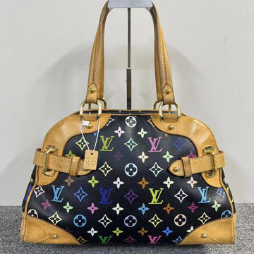Louis Vuitton Multicolor Black Canvas Bag
