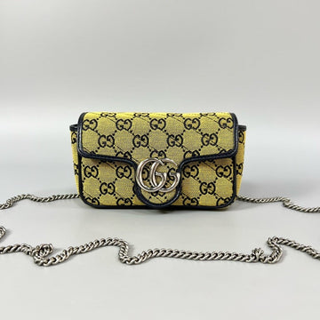 Gucci Marmont Mini Yellow Shoulder Bag