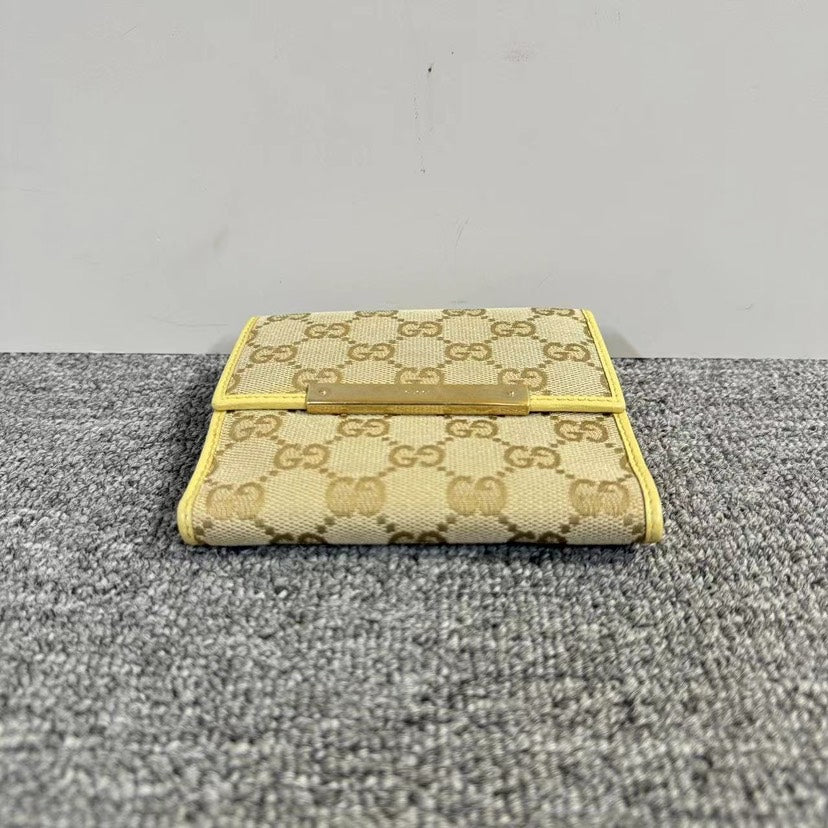 Gucci Beige Monogram Wallet