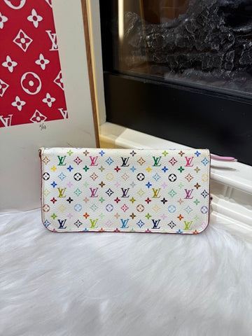 Louis Vuitton Murakami White Wallet
