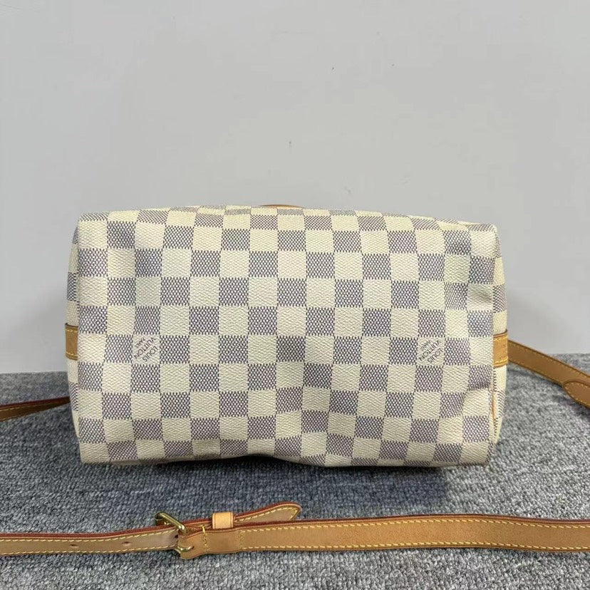Louis Vuitton Speedy 25 Damier Azur Bag