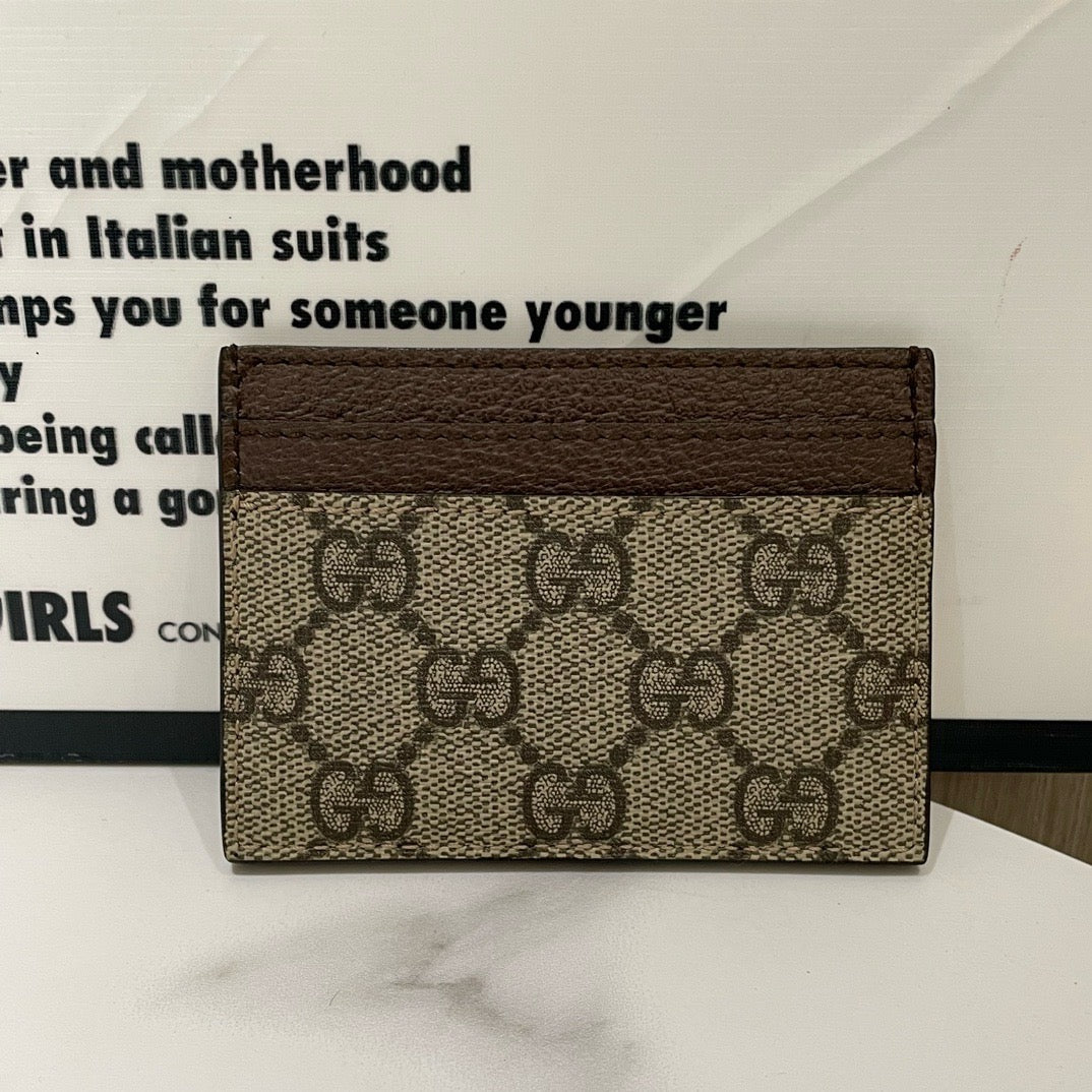 Gucci Ophidia Brown Card Holder