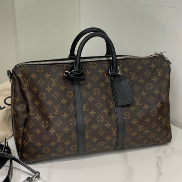 Louis Vuitton Keepall 45 Monogram Brown Travel Bag