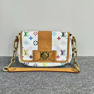 Louis Vuitton Multicolor White Pochette Shoulder Bag