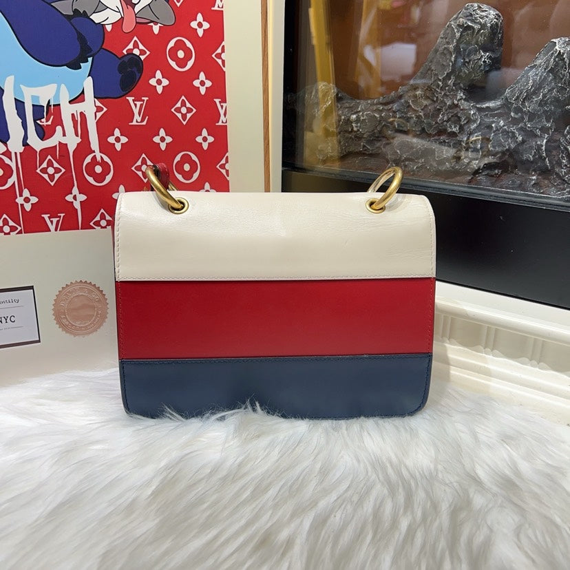 Gucci Queen Margarita Red White Bag