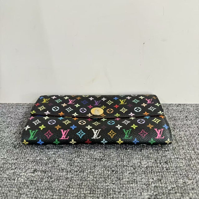 Louis Vuitton Multicolor Black Wallet