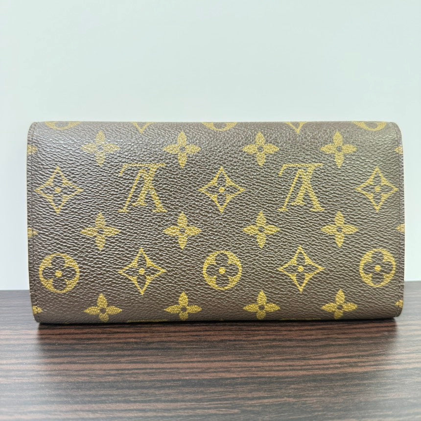 Louis Vuitton Monogram Brown Long Wallet