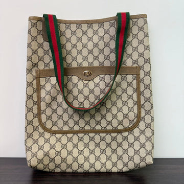 Gucci GG Canvas Beige Tote Bag