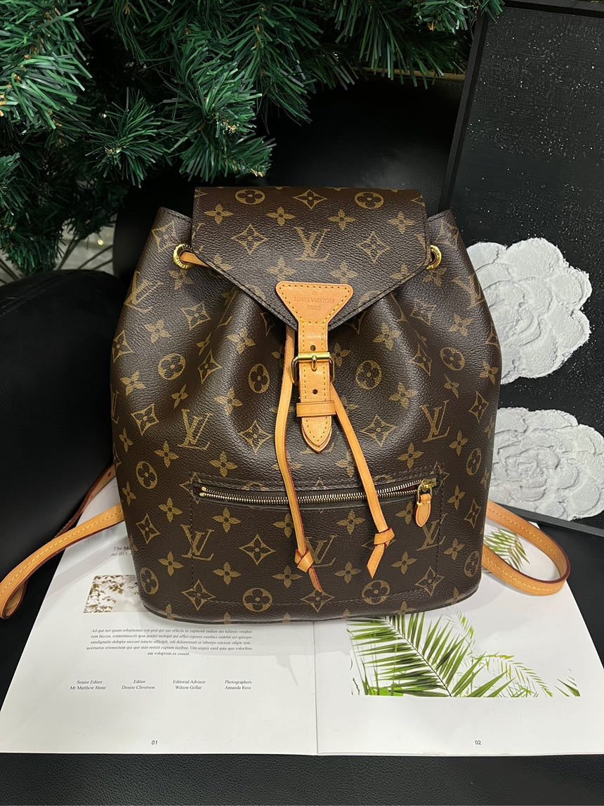 Louis Vuitton Montsouris Brown Monogram Backpack