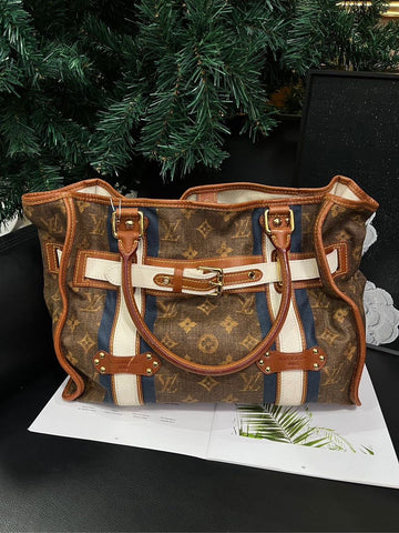 Louis Vuitton Limited Edition Monogram Canvas Tote Handbag