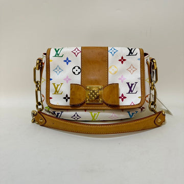 Louis Vuitton Multicolor Multicolore Sologne White 2way Bag
