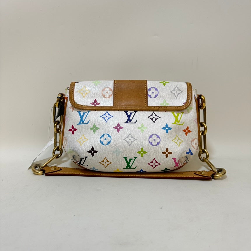 Louis Vuitton Multicolor Multicolore Sologne White 2way Bag