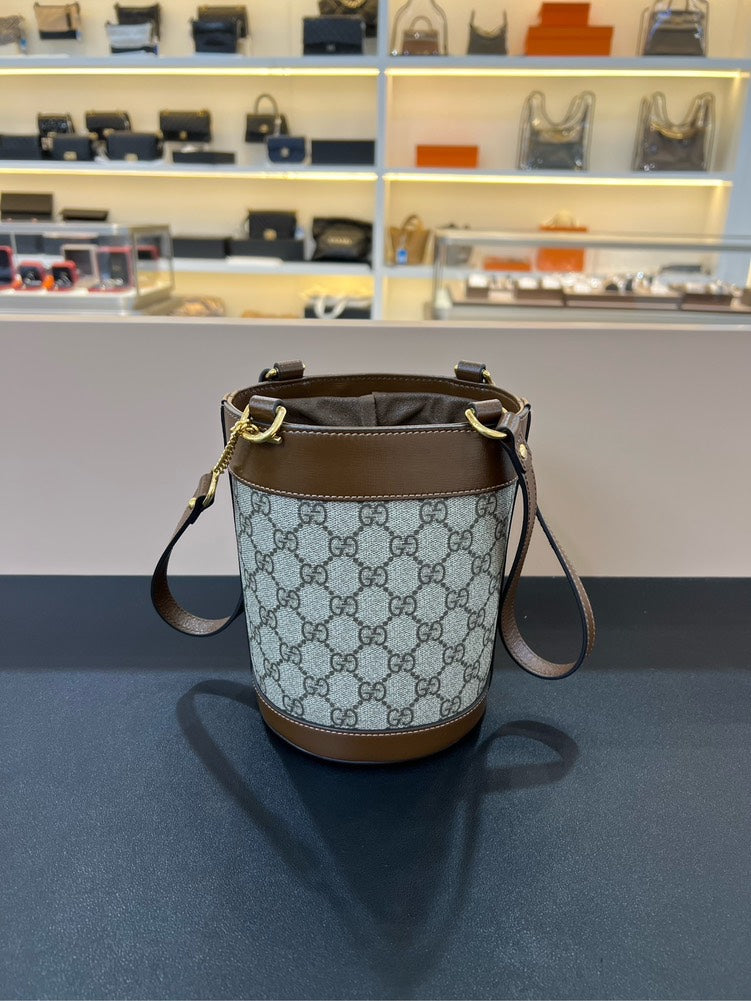 Gucci 1955 Bucket Bag Brown Monogram Canvas