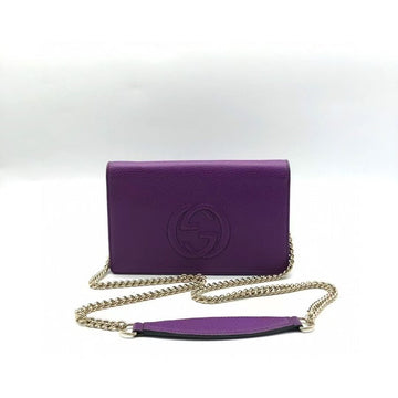 Gucci Soho Purple Chain Bag