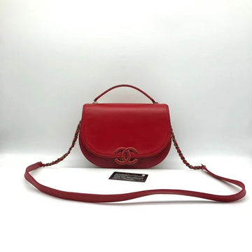 Top Quality Chanel Saddle Bag Red