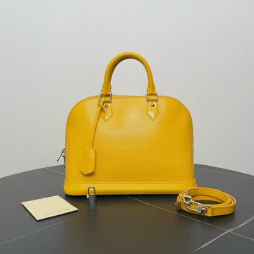 Louis Vuitton Alma PM Yellow Handbag