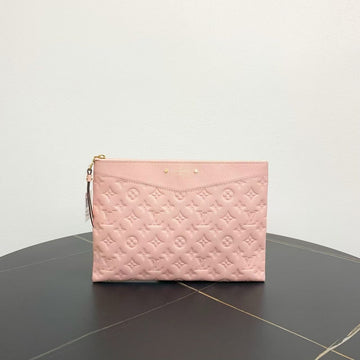 Louis Vuitton Empreinte Pochette Rose Pink Clutch